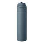 Einwandige Trinkflasche 650 ml Blau als Werbeartikel mit Logodruck