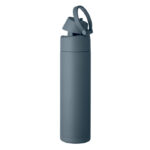 Einwandige Trinkflasche 650 ml Blau von oben