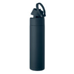 Einwandige Trinkflasche 650 ml Blau von oben