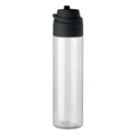 Trinkflasche RPET 700ml Schwarz als Werbeartikel mit Logodruck