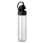 Trinkflasche RPET 700ml Schwarz, Seitenansicht