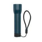 Wiederaufladbare Taschenlampe Blau, Rückansicht