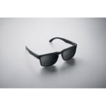 Festival-Sonnenbrille UV400 Schwarz, Detailaufnahme des Materials