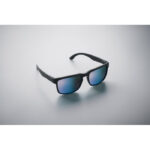 Festival-Sonnenbrille UV400 Blau, Detailaufnahme des Materials