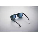 Festival-Sonnenbrille UV400 Blau, geöffnet dargestellt