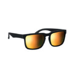 Festival-Sonnenbrille UV400 Orange als Werbeartikel mit Logodruck