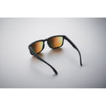 Festival-Sonnenbrille UV400 Orange, geöffnet dargestellt
