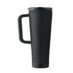 Doppelwandiger Becher 700ml Schwarz, Seitenansicht