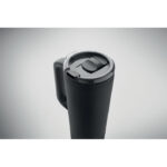 Doppelwandiger Becher 700ml Schwarz von oben
