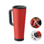 Doppelwandiger Becher 700ml Rot als Werbeartikel mit Logodruck