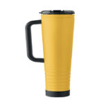 Doppelwandiger Becher 700ml Gelb, Seitenansicht