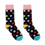 Socken 38-42 Schwarz, Rückansicht