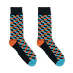 Socken 38-42 Orange, Rückansicht