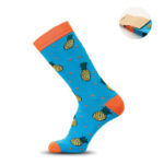 Socken 38-42 Blau als Werbeartikel mit Logodruck