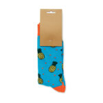 Socken 38-42 Blau, geöffnet dargestellt