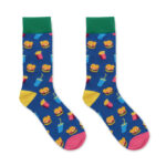 Socken 38-42 Blau, Rückansicht