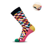 Socken 38-42 Rosa als Werbeartikel mit Logodruck