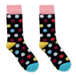 Socken 43-46 Schwarz, Rückansicht