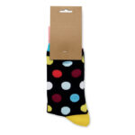 Socken 43-46 Schwarz, geöffnet dargestellt