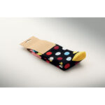 Socken 43-46 Schwarz, Seitenansicht