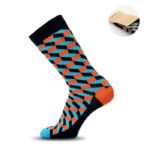 Socken 43-46 Orange als Werbeartikel mit Logodruck