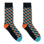 Socken 43-46 Orange, Rückansicht