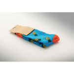 Socken 43-46 Blau, Seitenansicht