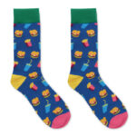 Socken 43-46 Blau, Rückansicht
