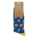 Socken 43-46 Blau, geöffnet dargestellt