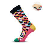 Socken 43-46 Rosa als Werbeartikel mit Logodruck