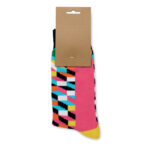 Socken 43-46 Rosa, geöffnet dargestellt