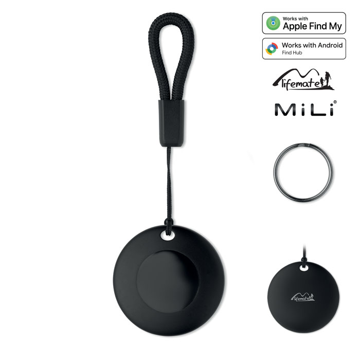 Smart Find My Locator Schwarz Smart Find My Locator Schwarz als Werbeartikel mit Logodruck