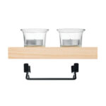 Teelichthalter-Set, geöffnet dargestellt