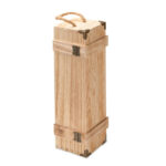 Weinkiste Paulownia-Holz – Vorderansicht