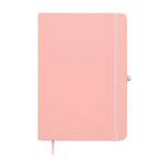 DIN A5 Notizbuch recy. PU Rosa, Rückansicht