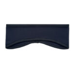Stirnband Fleece Blau, Rückansicht
