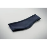 Stirnband Fleece Blau, Detailaufnahme des Materials