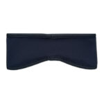 Stirnband Fleece Blau, geöffnet dargestellt
