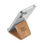 Smartphone-Halter Holz – Seitenansicht
