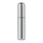 Parfümzerstäuber 5ml Silber, geöffnet dargestellt