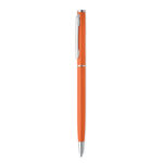 Drehkugelschreiber recy. Alu Orange als Werbeartikel mit Logodruck