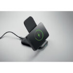 Faltbare Ladestation 15W Schwarz, Detailaufnahme des Materials
