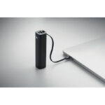 Powerbank 5000mAh PD 20W Schwarz, Detailaufnahme des Materials