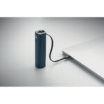 Powerbank 5000mAh PD 20W Blau, geöffnet dargestellt