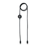Ladekabel 60W Schwarz mit markiertem Druckbereich für Ihr Logo