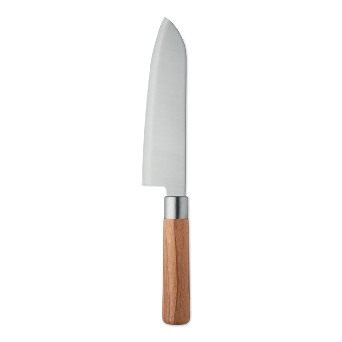 Kochmesser mit Buchenholz Kochmesser mit Buchenholz als Werbeartikel mit Logodruck