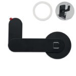 Magnetischer Smartphone-Halter Schwarz als Werbeartikel mit Logodruck