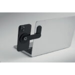Magnetischer Smartphone-Halter Schwarz, Rückansicht
