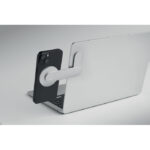 Magnetischer Smartphone-Halter Silber, Rückansicht