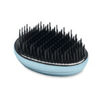 Anti-Tangle-Haarbürste Blau, Rückansicht